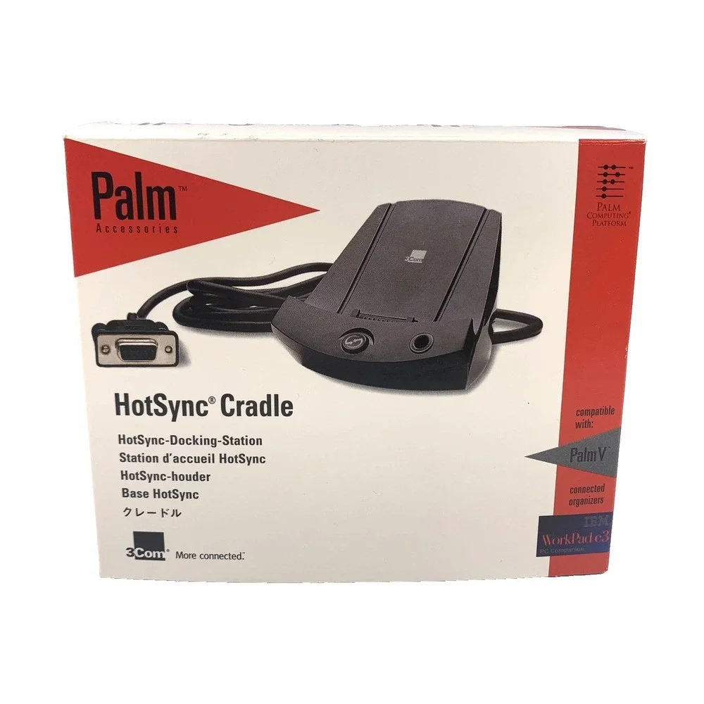 Palm V HotSync Cradle Docking Station – 3Com / IBM – Brand New